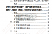 【干货】中国企业境外发明专利维护成本蓝皮书（2023年，84页）